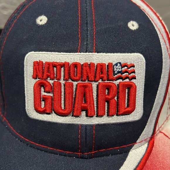 🔥🔥 Deadstock Vintage Y2K 2000s Dale Earnhardt Jr. National Guard NASCAR Hat - Picture 2 of 9